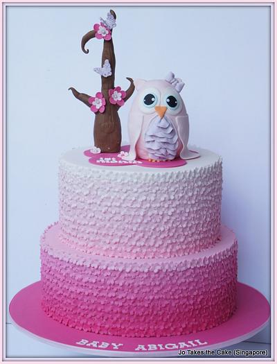 Ombre Owl - Cake by Jo Finlayson (Jo Takes the Cake)