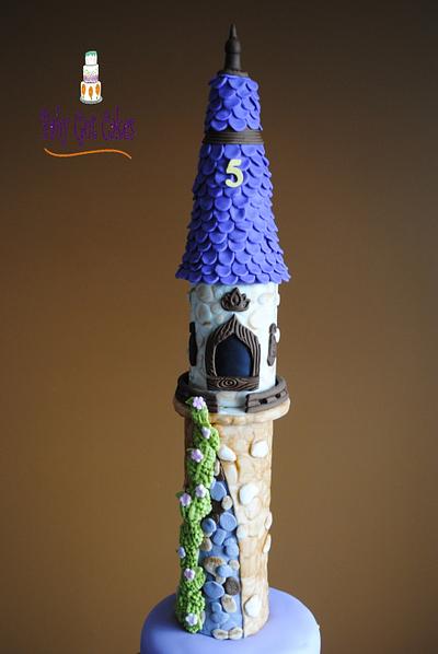 Rapunzel's Tower - Cake by Baby Got Cakes
