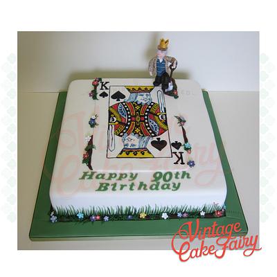 King of Spades - Cake by Vintage Cake Fairy