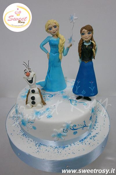 frozen - Cake by sweetrosy