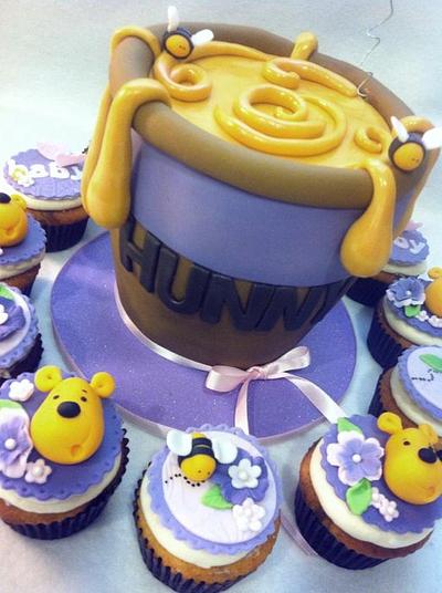 Pooh Bear's Hunny Pot - Cake by Hot Mama's Cakes