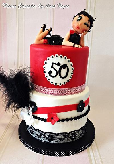 Betty Boop Cake - Cake by nectarcupcakes
