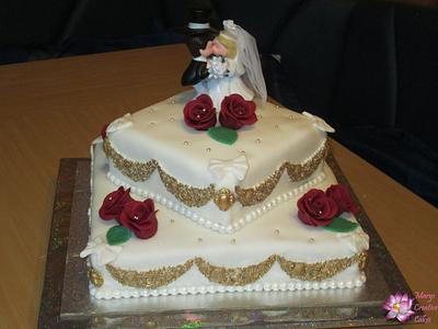 Civil Wedding Cake - Cake by Mary Yogeswaran