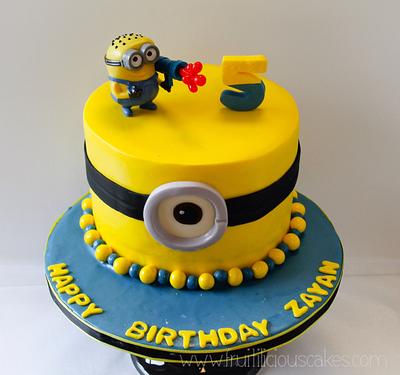 Funky Fun Minion!! - Cake by Fruitilicious Creations & Cakes