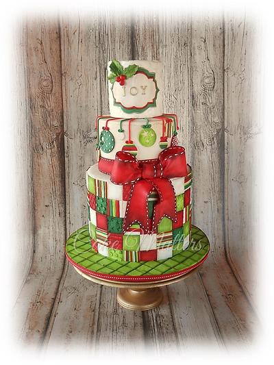 Christmas quilt - Cake by CakeMatters