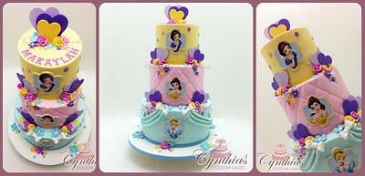 Disney Princesses Cake - Cake by Cynthia Jones