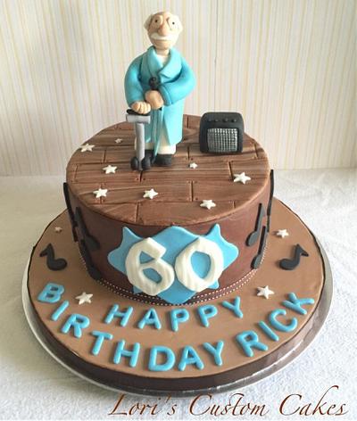 Still Rockin at 60! - Cake by Lori Mahoney (Lori's Custom Cakes) 