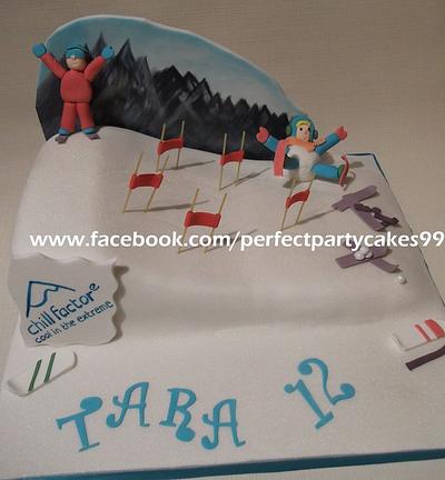 Indoor ski centre - Cake by Perfect Party Cakes (Sharon Ward)