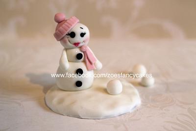 Snowlady  - Cake by Zoe's Fancy Cakes