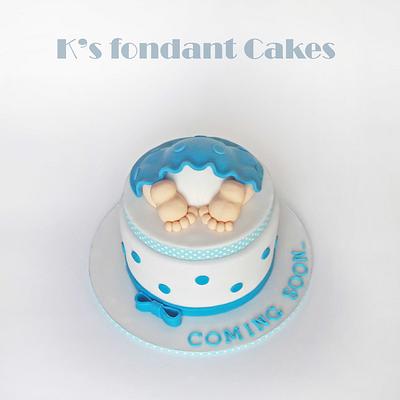 Baby Rump Cake - Cake by K's fondant Cakes