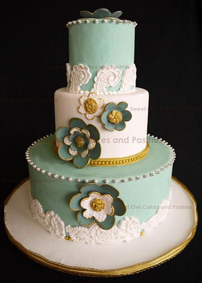 Wedding cake ! - Cake by Sweet Owl Cake and Pastry