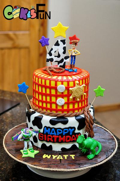 Toy Story Cake With Woody and Buzz - Cake by Cakes For Fun