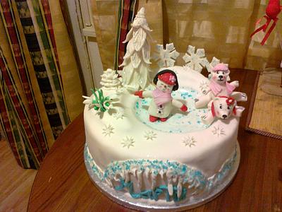 winter cake - Cake by Love Cakes - Жана Манолова