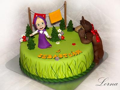 Masha and the Bear.. - Cake by Lorna