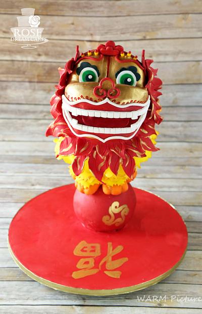Dancing Lion Cake - Cake by Rose Dream Cakes