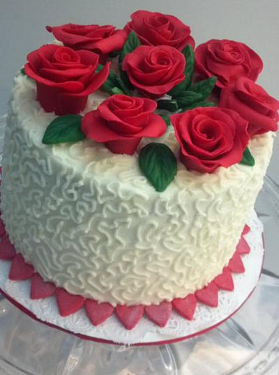 Rose Cornelli Cake - Cake by Crystal