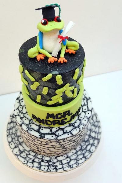 Biologist graduation cake. - Cake by SWEET architect
