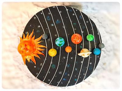 Solar Theme Cake - Cake by Dipti Chitnis