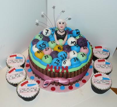 Bingo themed cake  - Cake by Krazy Kupcakes 