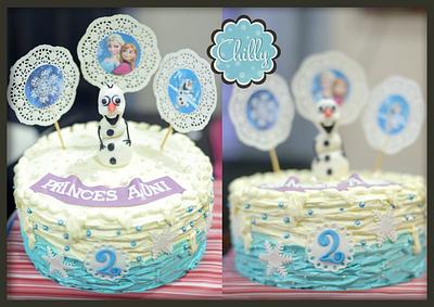 frozen - Cake by Chilly