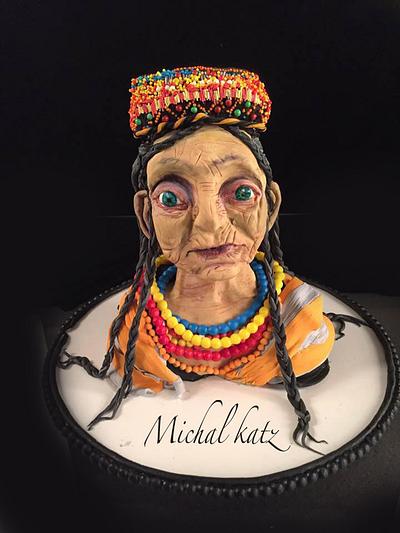 old kalash lady - Cake by michal katz
