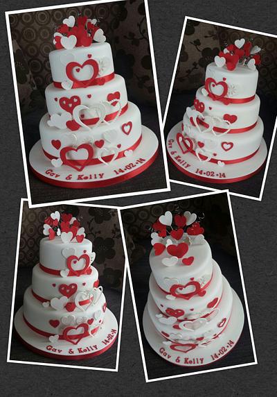 heart wedding - Cake by carla15