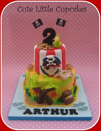 Pirate Themed Birthday Cake - Cake by Heidi Stone