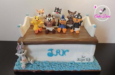 Baby Looney Tunes Cake  - Cake by Michelle Kupsa 