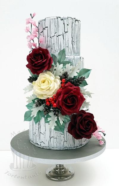 Winter wedding cake - Cake by Monika