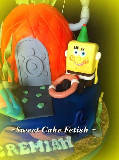Who lives in a pineapple under the sea?  - Cake by Heidi