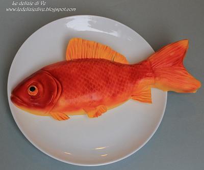 Red fish cake - Cake by le delizie di ve