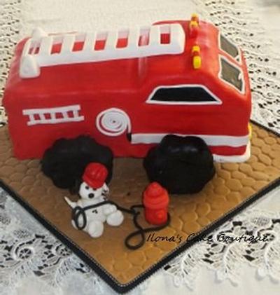 Fire engine cake - Cake by Ilona's Cake Boutique