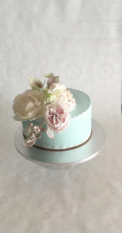 70th birthday 😊 - Cake by Kvety na tortu