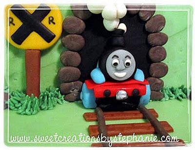 Thomas the Train  - Cake by Stephanie