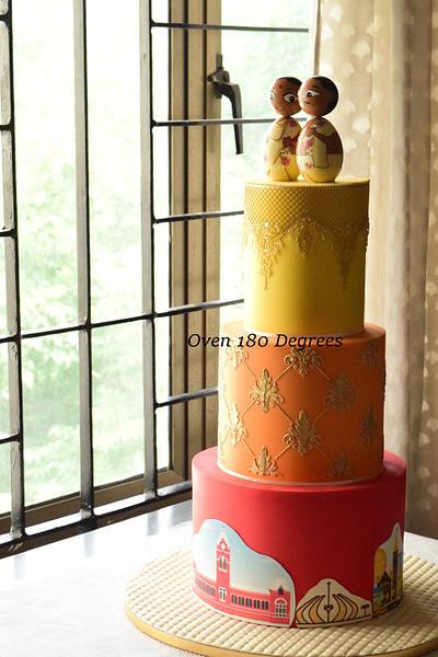 South Indian Wedding - Cake by Oven 180 Degrees