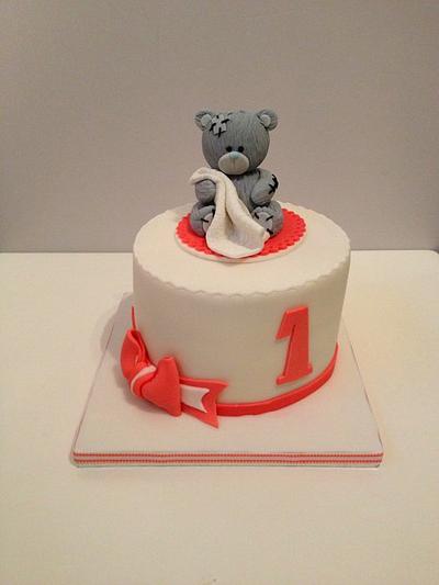 Tatty Teddy first birthday cake - Cake by Starry Delights