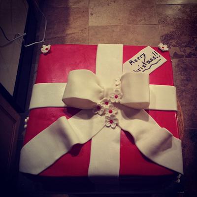 Christmas package - Cake by Get Frosted Got Fondant Specialty Cakes