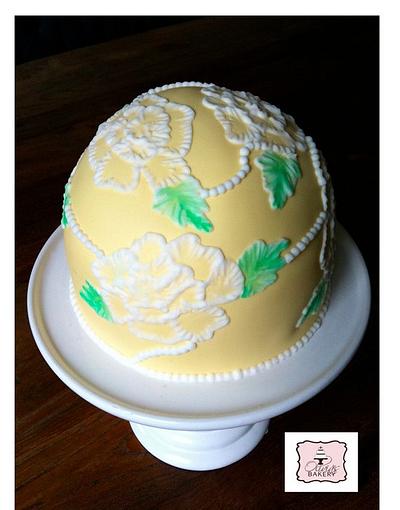 Rose Dome - Cake by Olivia's Bakery