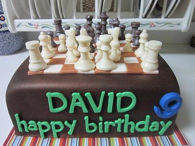 Chess Cake w/ chocolate pieces  - Cake by Margarida Myers