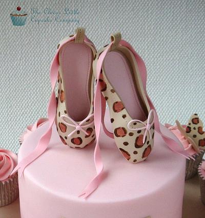 Ballet Shoes Christening Cake - Cake by Amanda’s Little Cake Boutique