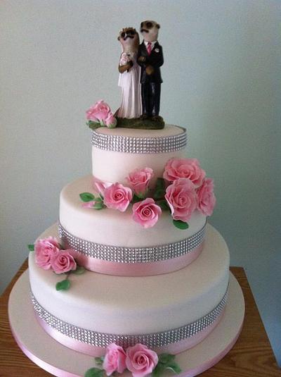 Meercat Wedding Cake  - Cake by KaysCakesBristol