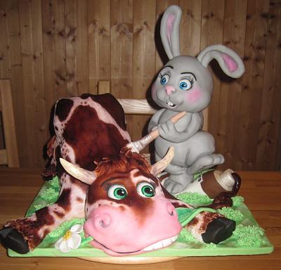 Friends - 3D cake - Cake by Eliska