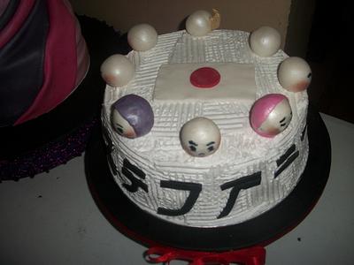 Japanese Inspired Birthday Cake - Cake by Li'l Cakes and More