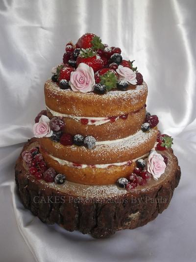 Naked Cake - Cake by CakesByPaula