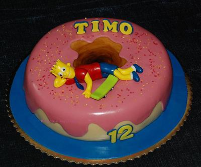 Bart Simpson - Cake by katarina139