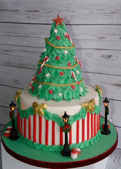Christmas tree cake - Cake by Cake Garden 