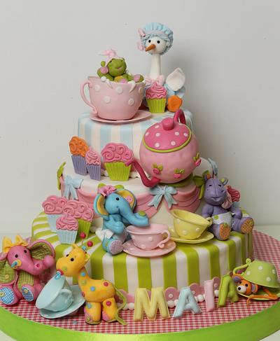 Tea and cupcakes party - Cake by Viorica Dinu