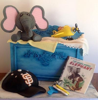 Elephants, Planes, and The Giants - Cake by Carla Jo