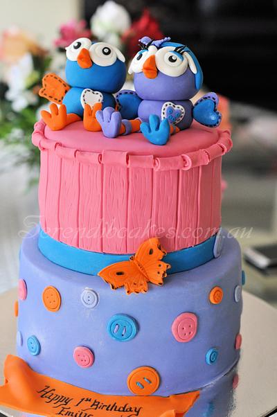 Hoot and Hootabelle.. - Cake by Serendib Cakes
