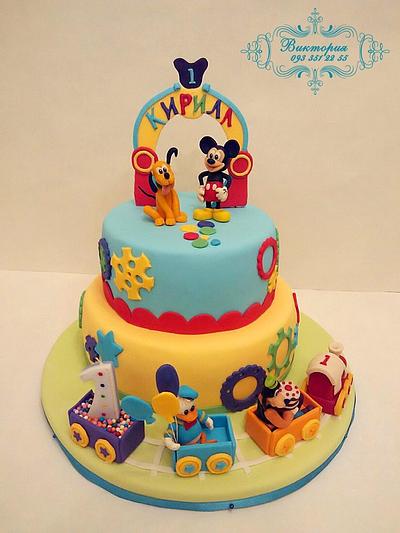 Mickey Mouse cake - Cake by Victoria